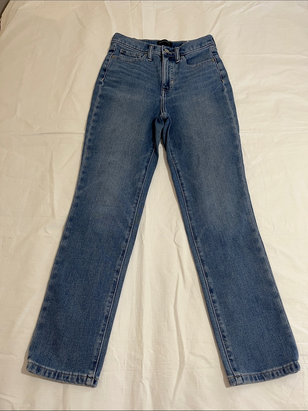 Banana Republic Premium Denim Ultra High-Rise Slim Fit Medium Blue Wash